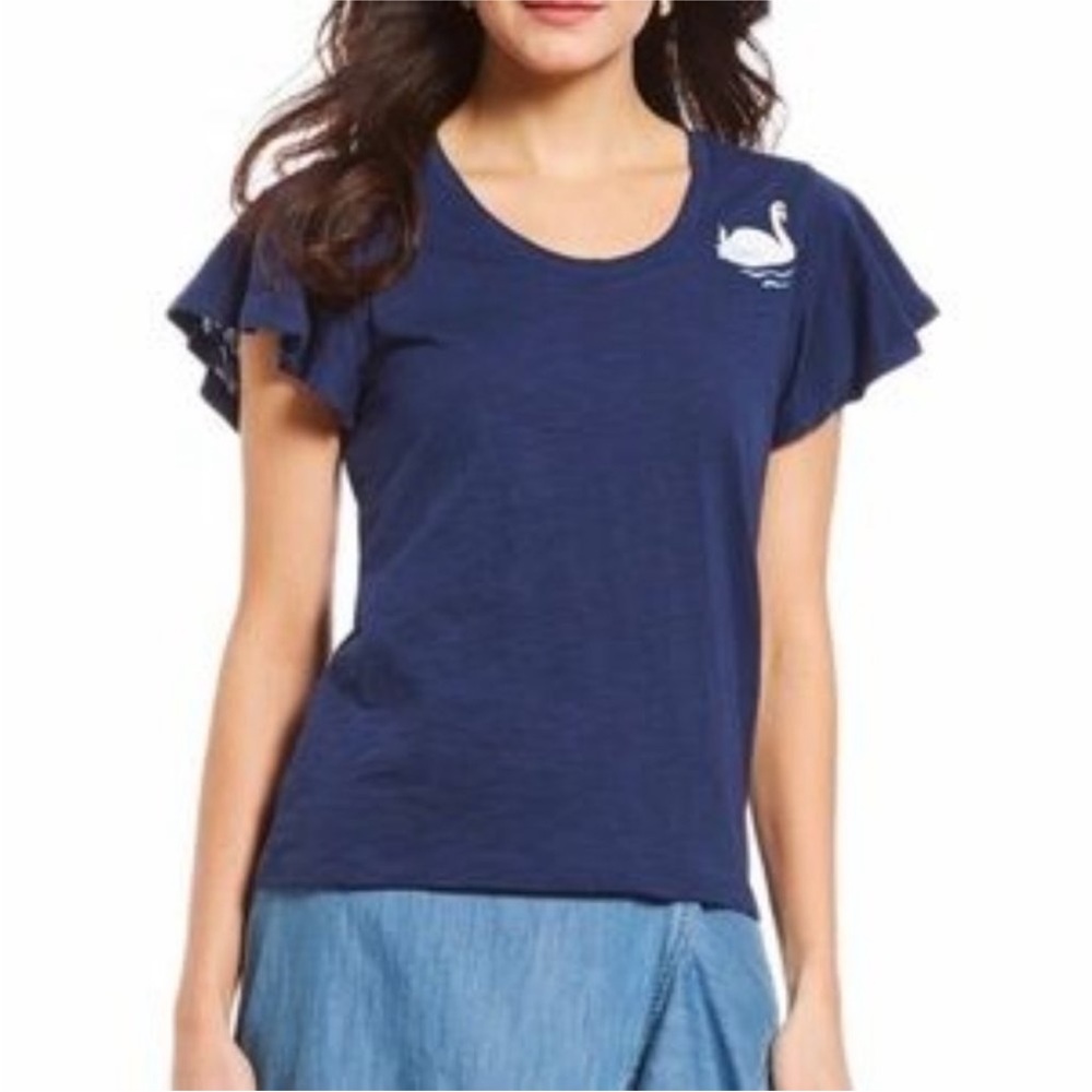 Draper James Swan Closter T-Shirt - Picture 1 of 5